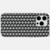 黒い背景に不気味なスカル Case-Mate iPhoneケース (裏面 (横))