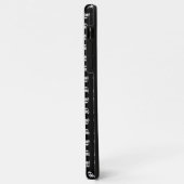 黒い背景に不気味なスカル Case-Mate iPhoneケース (裏面/左)