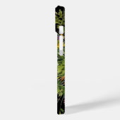 黒い背景に水色の野花の花束 Case-Mate iPhoneケース (裏面 / 左)