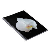 黒い背景に白いラン ノートブック (右側)