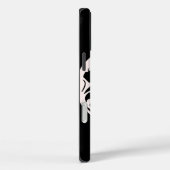黒い背景に白い妖精 Case-Mate iPhoneケース (裏面 / 右)
