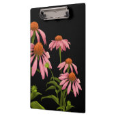 黒い背景に色の濃いピンクの花 クリップボード (左)