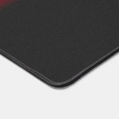 黒い背景に赤いバラのヴィンテージ効果 デスクマット (コーナー)