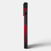 黒い背景に赤いバラのヴィンテージ効果 Case-Mate iPhoneケース (裏面 / 左)