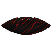 黒い背景に赤い波状の長い線を付ける アメリカンフットボール (パネル)