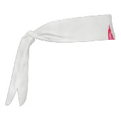 黒い背景に離れある赤い一組 タイヘッドバンド (回転270)