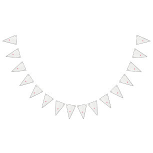 黒い背景に離れある赤い一組 バンティングフラッグ