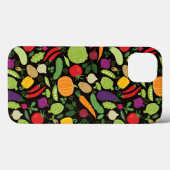 黒い背景に食べ物 Case-Mate iPhoneケース (裏面 (横))