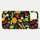 黒い背景に食べ物 Case-Mate iPhoneケース (裏面 (横))