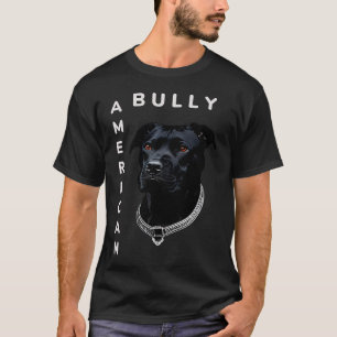 黒い背景に黒いアメリカのいじめっ子XL Tシャツ
