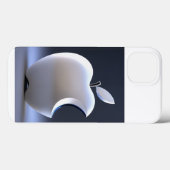 黒い背景にAppleの会社のロゴ Case-Mate iPhoneケース (裏面 (横))