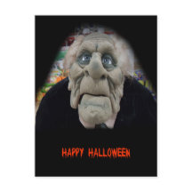 黒い背景のオールドマンマスク