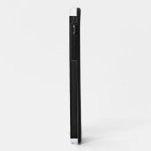 黒い背景のケースに赤いココペリ Case-Mate iPhoneケース (裏面/左)