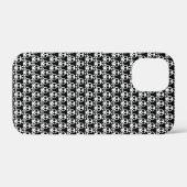 黒い背景のスケルトンの頭蓋骨 Case-Mate iPhoneケース (裏面 (横))