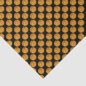 黒い背景のバスケットボールティッシュペーパー 薄葉紙 (詳細)