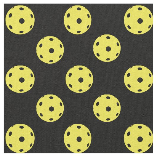 黒い背景のピックボール ファブリック (クローズアップ)