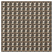 黒い背景のベージュ色彩の鮮やかなチワワ ファブリック (見本)