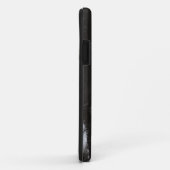 黒い背景の化石の白身魚 Case-Mate iPhoneケース (裏面/右)
