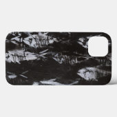 黒い背景の化石の白身魚 Case-Mate iPhoneケース (裏面 (横))