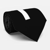 黒い背景の白い十字 ネクタイ (ロール)