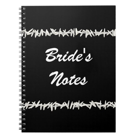 黒い背景の米 ノートブック (正面)