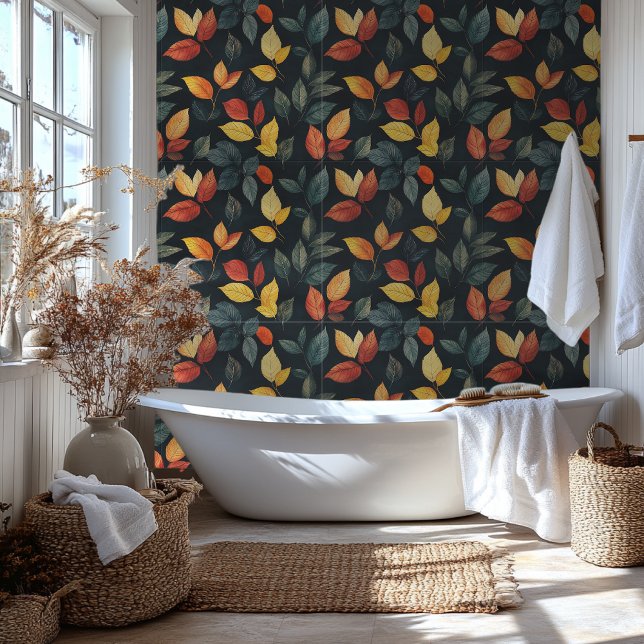 黒い背景の紅葉 壁紙 (クリエイターアップロード済み)