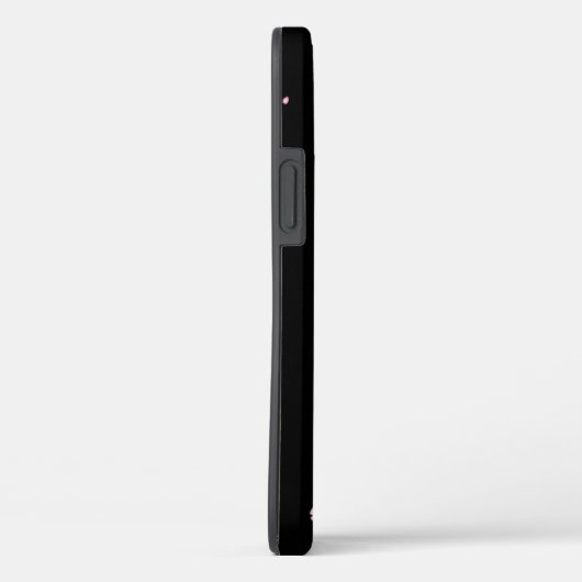 黒い背景の花 Case-Mate iPhoneケース (裏面 / 右)