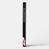 黒い背景の花 Case-Mate iPhoneケース (裏面 / 左)