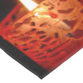 黒い背景の蝋燭 テーブルクロス (アングル)