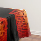 黒い背景の蝋燭 テーブルクロス (インサイチュ)