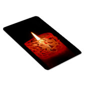 黒い背景の蝋燭 マグネット (右側)