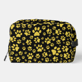 黒い背景の金ゴールドメタルパターンパス ドップキット (裏面)