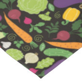 黒い背景の食糧 テーブルクロス (アングル)