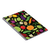 黒い背景の食糧 ノートブック (右側)