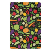 黒い背景の食糧 ミニクリップボード (裏面)