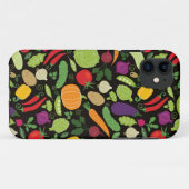 黒い背景の食糧 Case-Mate iPhoneケース (裏面(横))