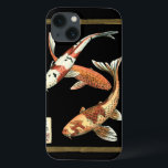 黒い背景の2人の日本人のコイの金魚 iPhone 13ケース<br><div class="desc">このイメージは2スタイリッシュで黒い背景の明るく多彩なオレンジコイの金魚を表します。 伝統的な日本人および東洋の刺激を受けたな詳細のこのコンテンポラリーな芸術のプリントはZazzleあらゆるプロダクトにキャラクターを加えます。</div>