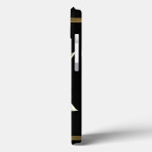 黒い背景の2人の日本人のコイの金魚 Case-Mate iPhoneケース (裏面 / 左)