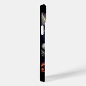 黒い背景を持つフォトコラージュ Case-Mate iPhoneケース (裏面 / 右)