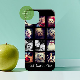 黒い背景を持つフォトコラージュ Case-Mate iPhone 14 PLUSケース