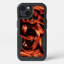 黒い背景、黒いサケまたはサンゴが破壊された