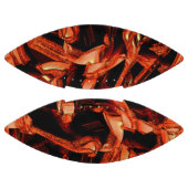 黒い背景、黒いサケまたはサンゴが破壊された アメリカンフットボール (パネル)