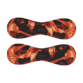 黒い背景、黒いサケまたはサンゴが破壊された 野球ボール (パネル)