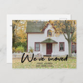 黒い脚エレガント本のニューハウス温暖化写真 案内ポストカード (正面/裏面)