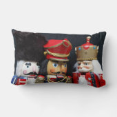 黒い腰神経の枕の3つのくるみ割り ランバークッション (裏面)