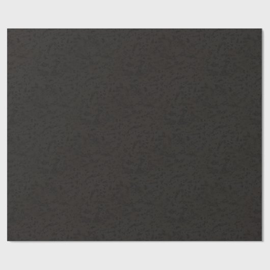 黒い自然なコルクの吠え声の一見木穀物 ラッピングペーパー (フラット)