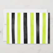 黒い自転車の誕生日写真招待状 招待状 (裏面)