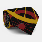 黒い自転車ホイールタイ ネクタイ (ロール)