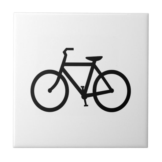 黒い自転車ルート タイル (正面)