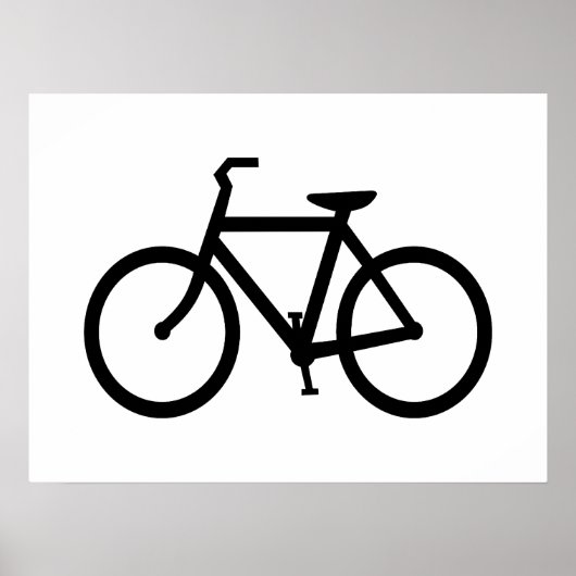 黒い自転車ルート ポスター (正面)